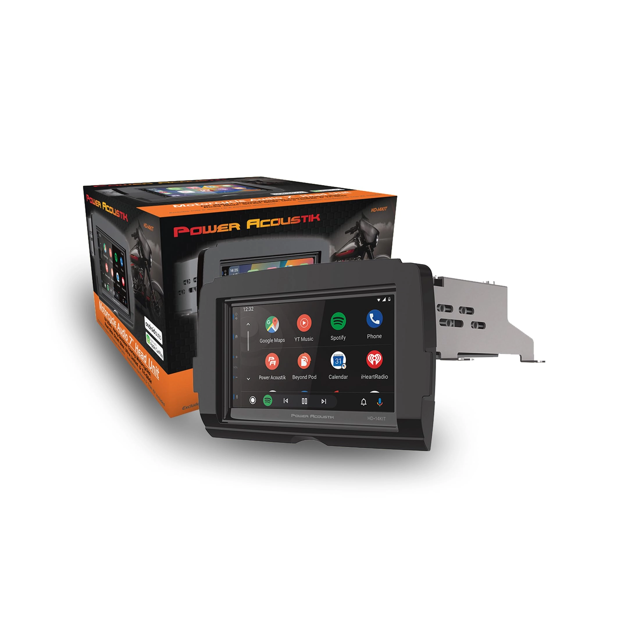 Power Acoustik HD-14KIT - 7 Inch Apple CarPlay Android Auto