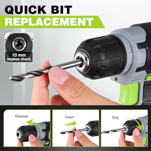 Cordless Drill Driver - 2 Ah 8V