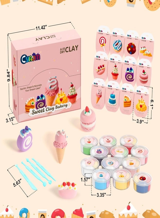 Air Dry Clay Kit - 12 Boxes Ultra Light Sculpting Tools & Tutorials
