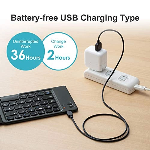 Foldable Bluetooth Keyboard - Multi Functional Wireless