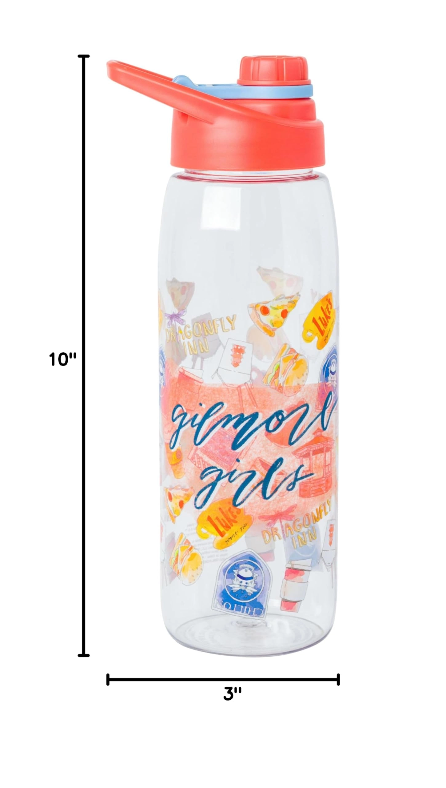 Gilmore Girls Icons Water Bottle - Screw Lid