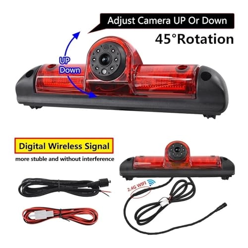 Brake light camera - Night vision + 5 inch Monitor