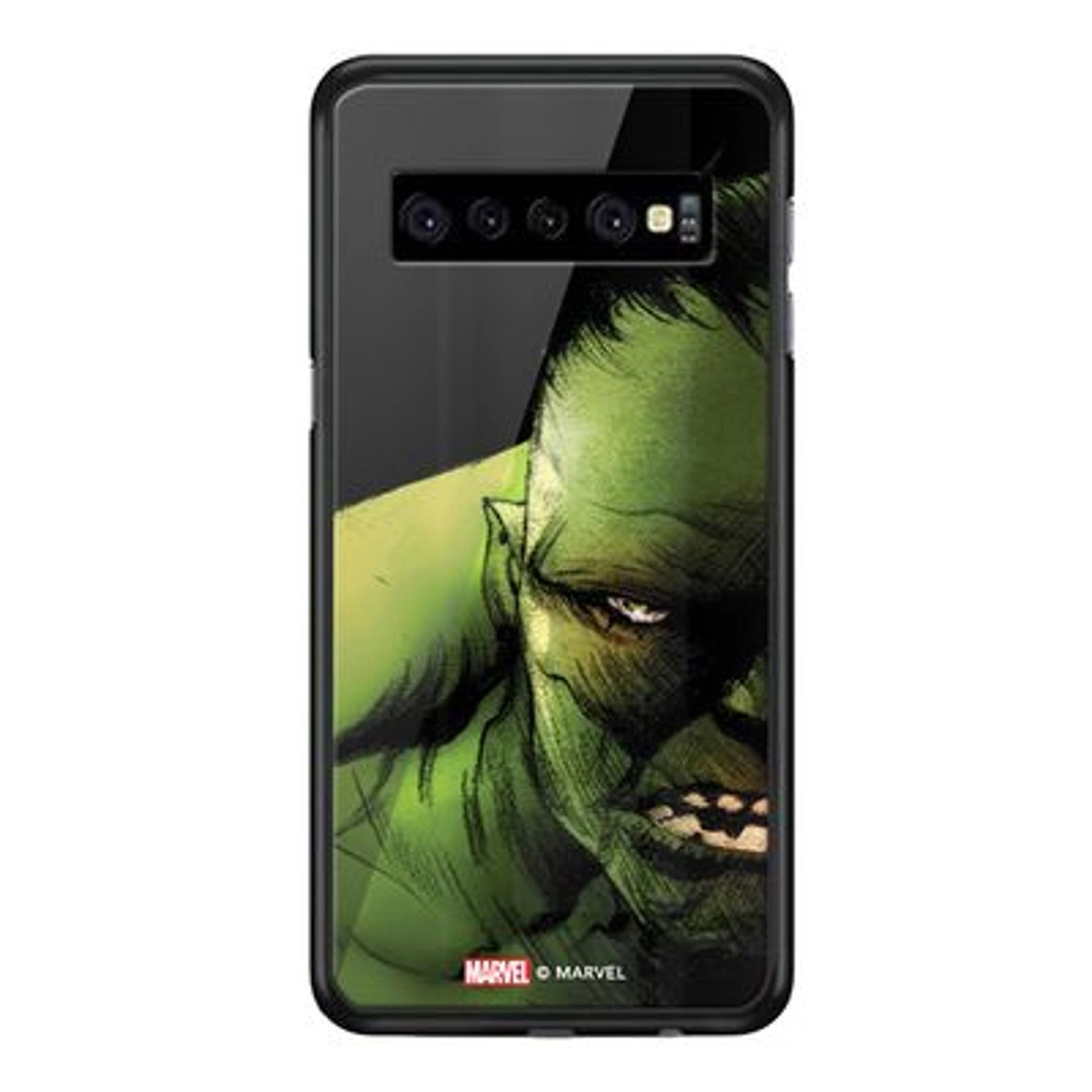 Wackylicious Hulk Half Profile Face Back Case for Galaxy S10