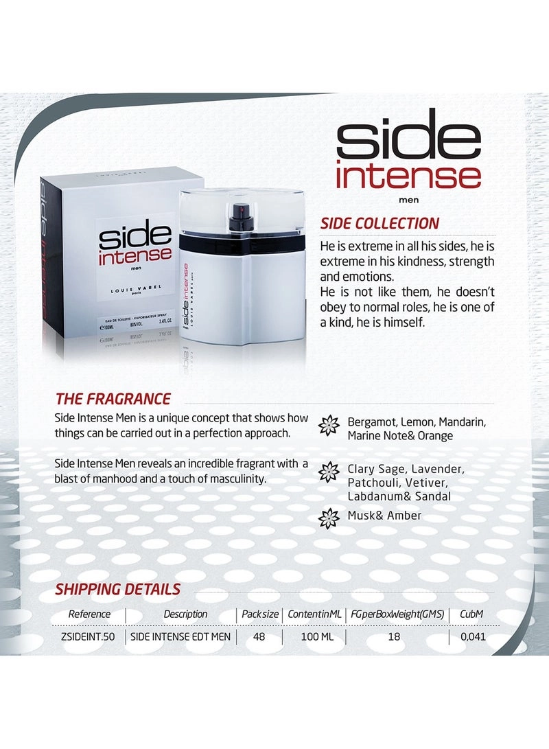 Silver Side for Men Eau de Toilette 100ml