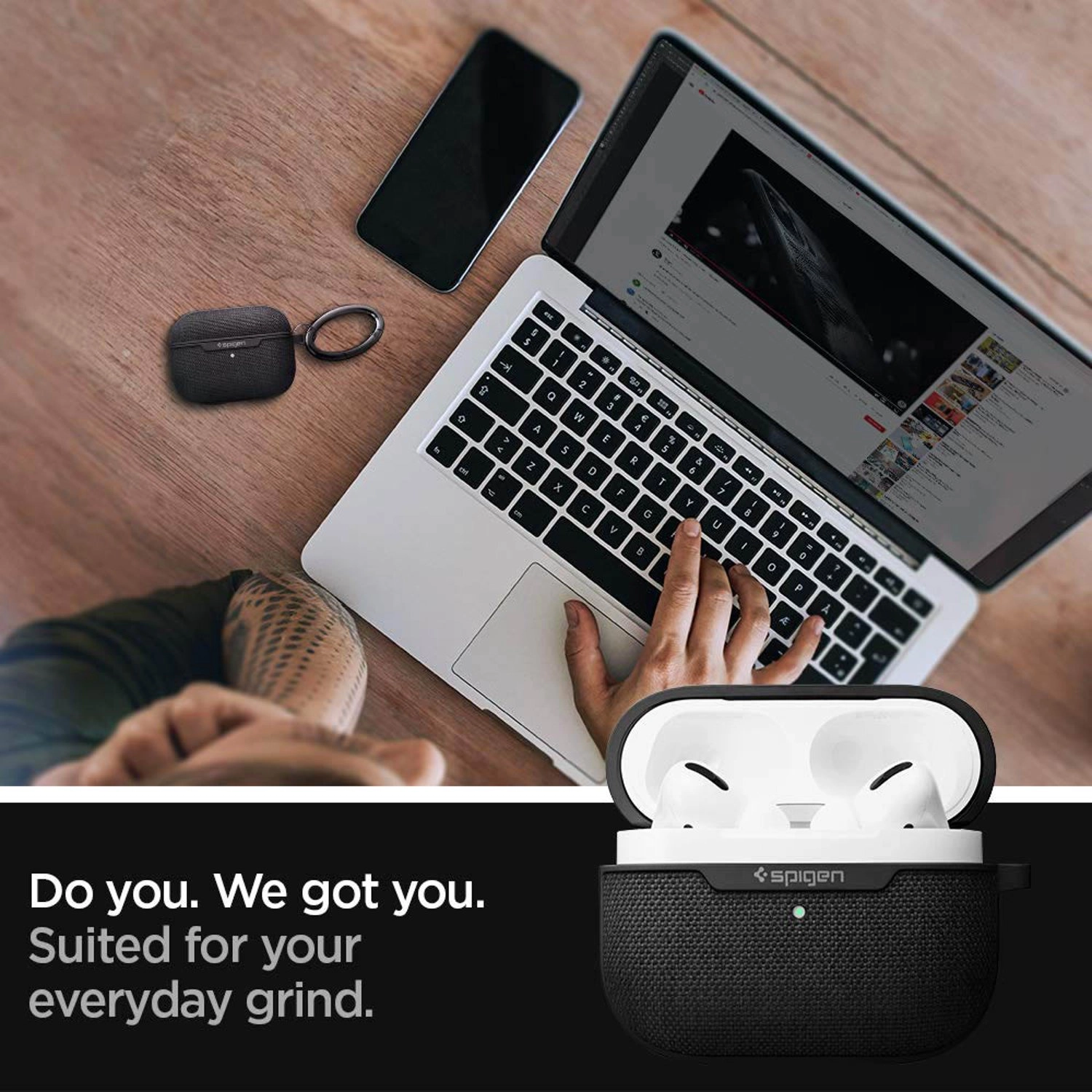 Urban Fit - Headset Case Cover for Apple AirPods Pro - Wireless Charging