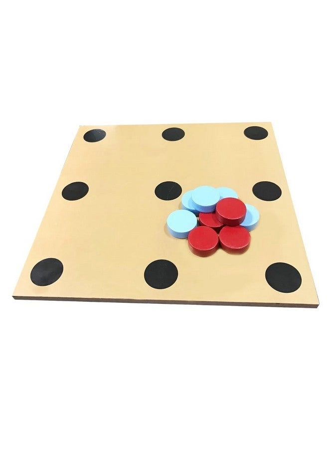 Shisima - 2 in 1 Wooden Octagon and Tic Tac Toe