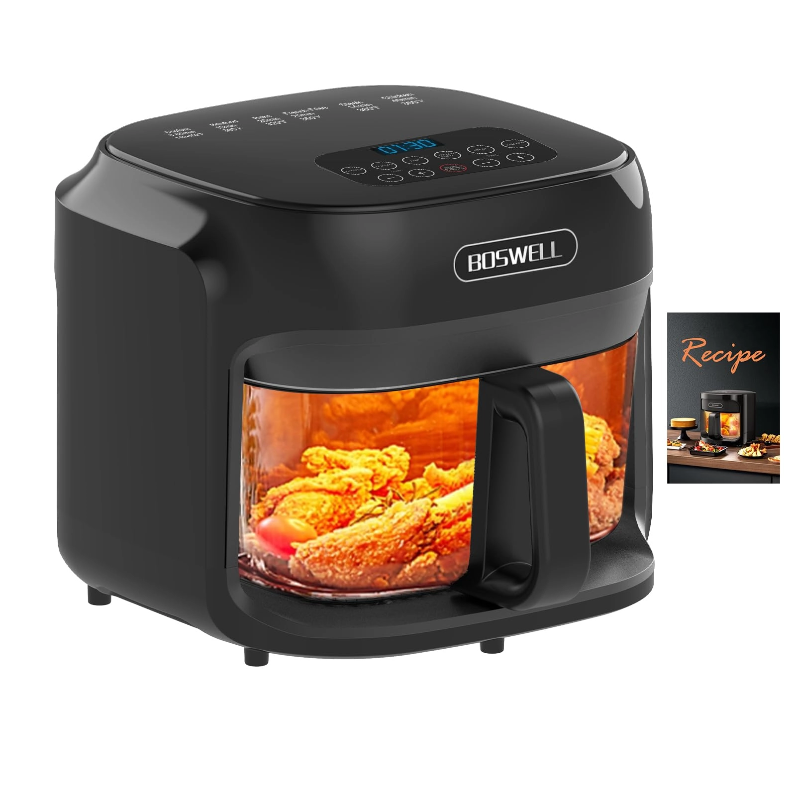 BOSWELL Glass Air Fryer B0F7R418NQ