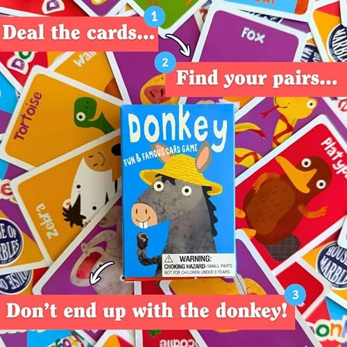 Donkey Card Game - English 3 years and up