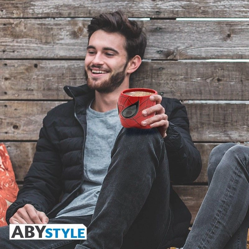 Spiderman 3D Shaped Mug - 350 ml