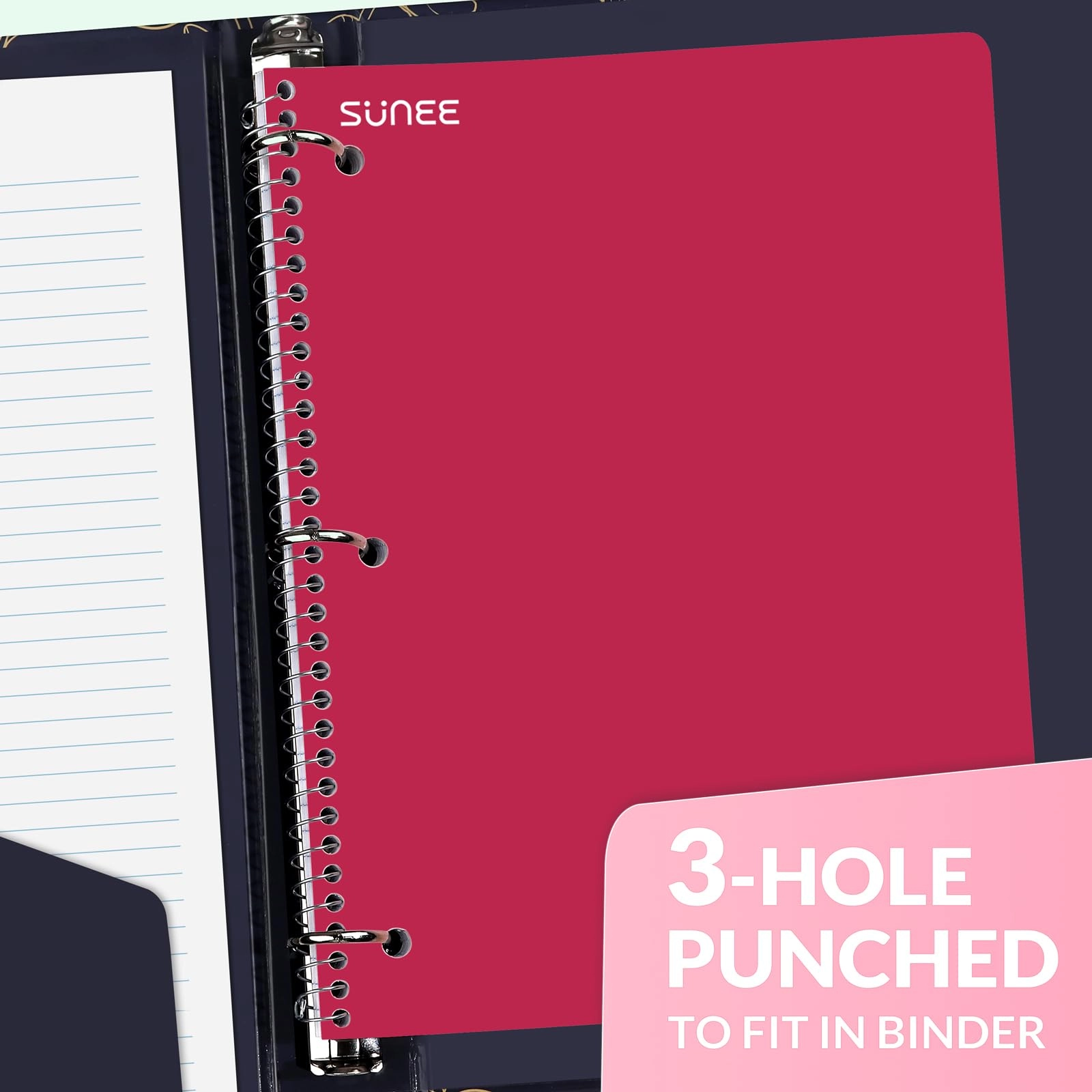 Spiral Notebook 8" x 10-1/2" Spiral - Lined 70 Sheets