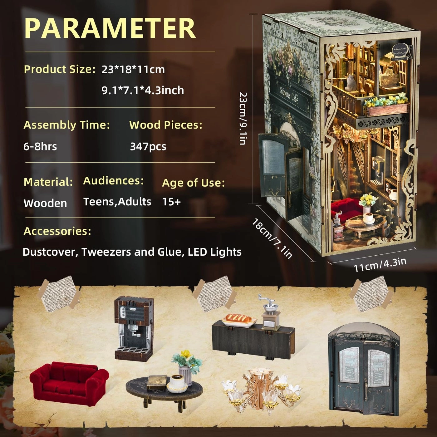 Book Nook Kit - Saisons Caf