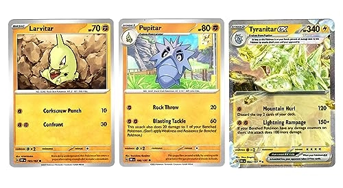 Tyranitar ex - 3pcs