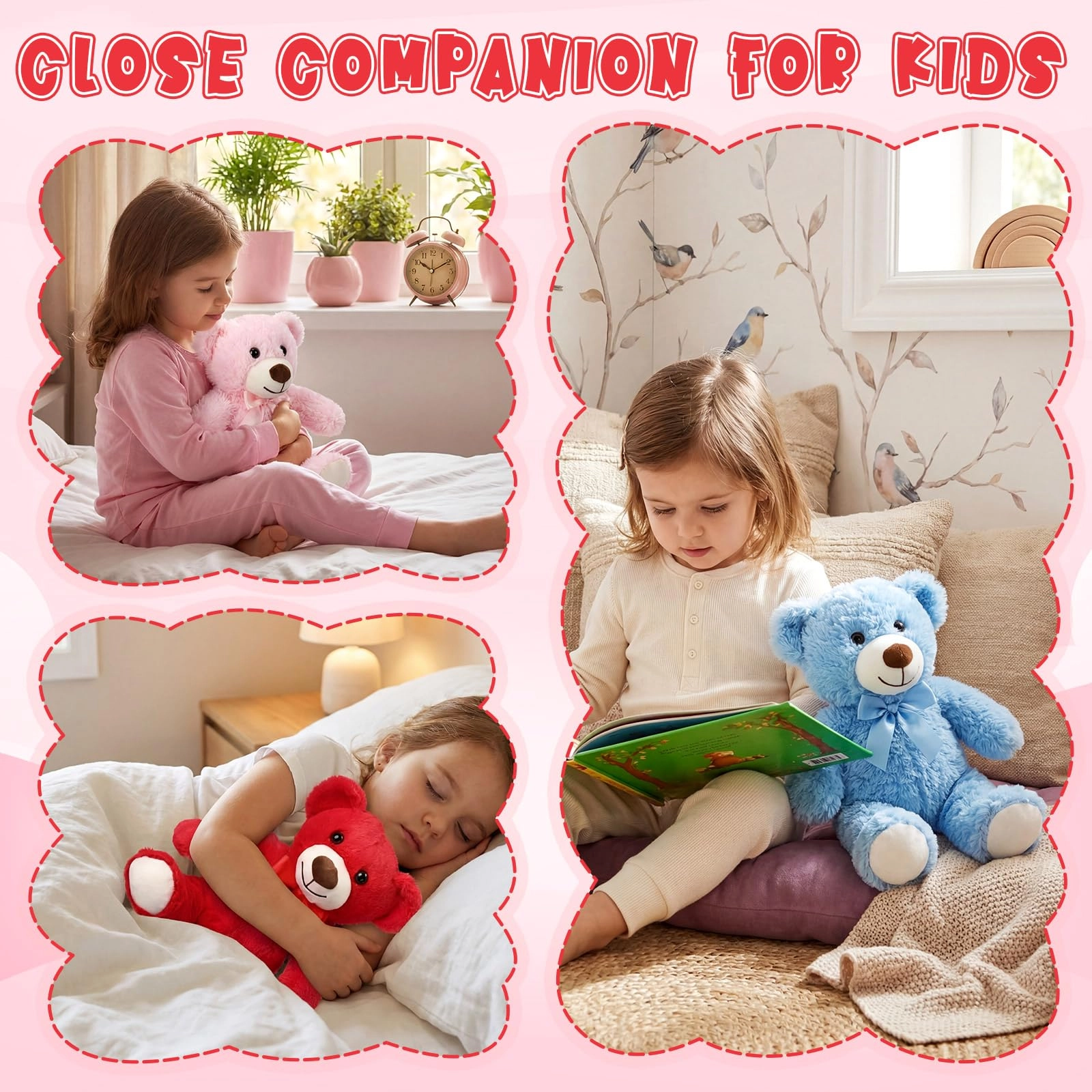 Teddy Bears - 35 cm 4 Pack