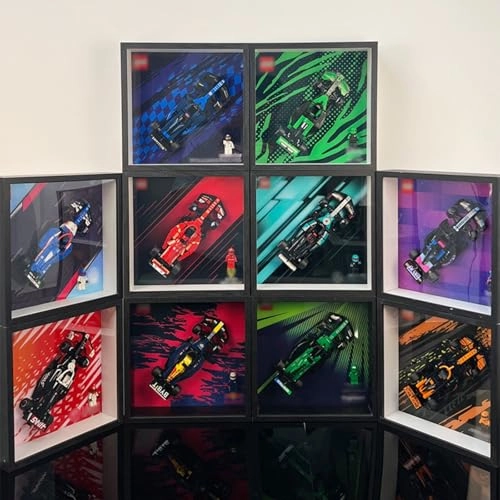 Display Wallboard Wall Mount Speed F-1 for Lego 77242 77243 77244 77245 77246