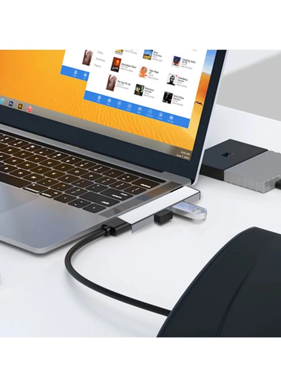 Multi Port HUB - Type-C3.0 Silver