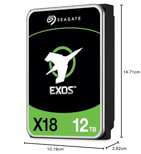 Exos X18 3.5" 7200rpm SATA (ST12000NM000J) - 12TB