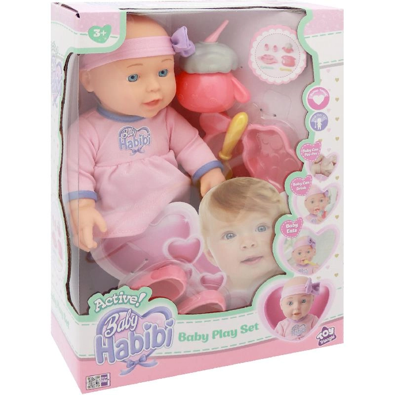 Baby Habibi Doll Playset - 12" Pink Ages 3+