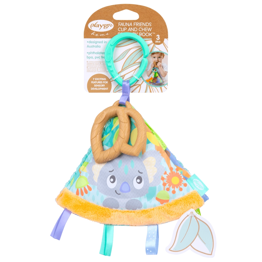 Fauna Friends Clip And Chew Sensory Book
