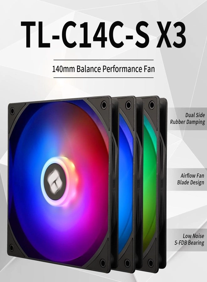 TL-C14C X3 - 3 Packs 140mm
