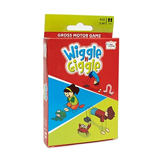 Wiggle N Giggle Travel Card Game - Ages 3 4 5 6 +