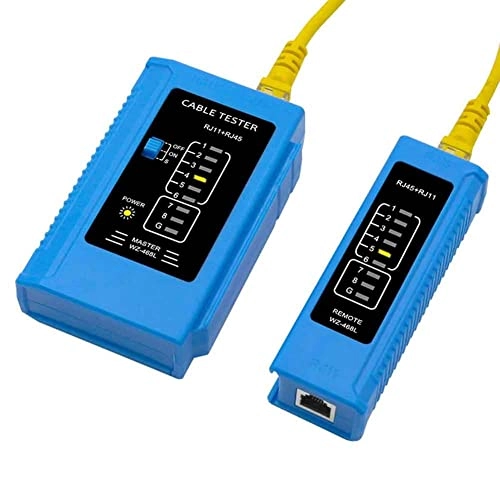 LCD Cable Length Test - RJ11 RJ45 BNC PoE PING
