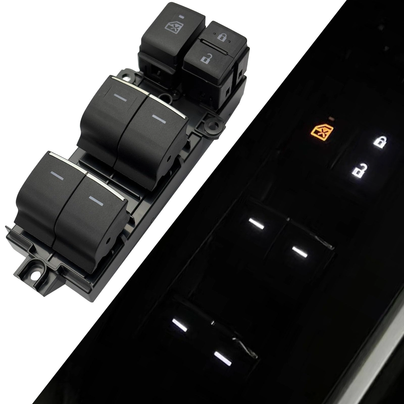 Power Window Switch Assembly - Driver Side Master Control with Installation Tool
