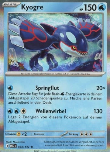 Mega Developments Kyogre MEG 034 - German