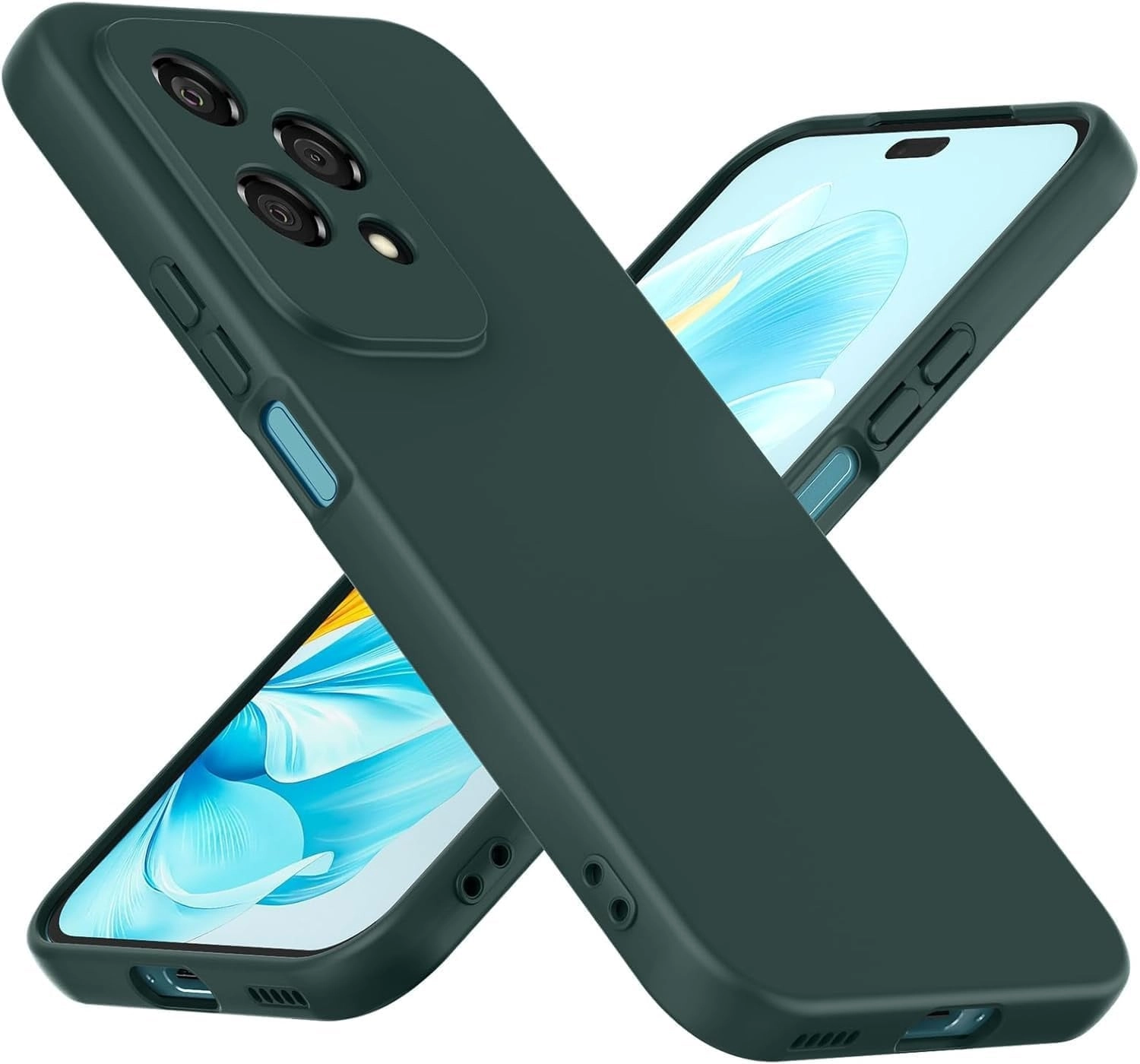 Muzz International Honor 200 Lite - Ultra Clear Slim Protective Back Cover Case Anti-Slip Grip for Honor 200 Lite