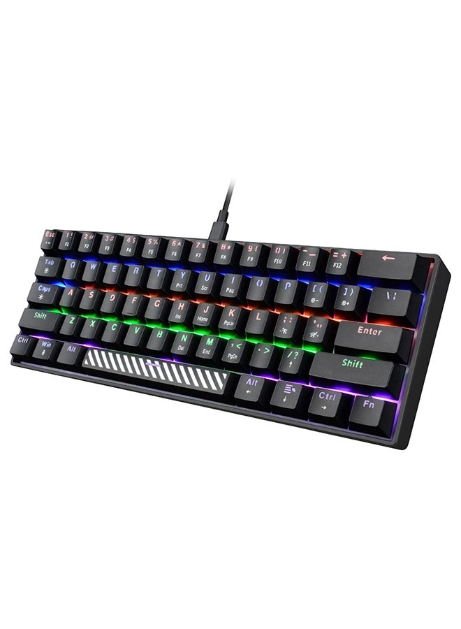 Keyboard - 68 Keys + Mouse - 65g 12800 DPI + Headset - 50mm + Mousepad - 360x260mm - PC