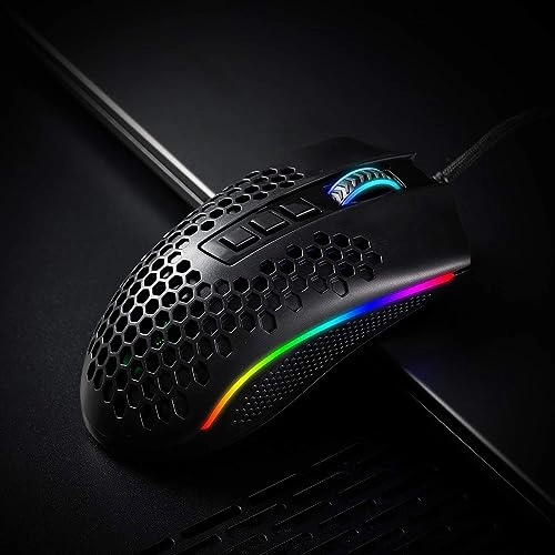 M808 RGB Skeletonized Honeycomb Gaming Mouse - USB