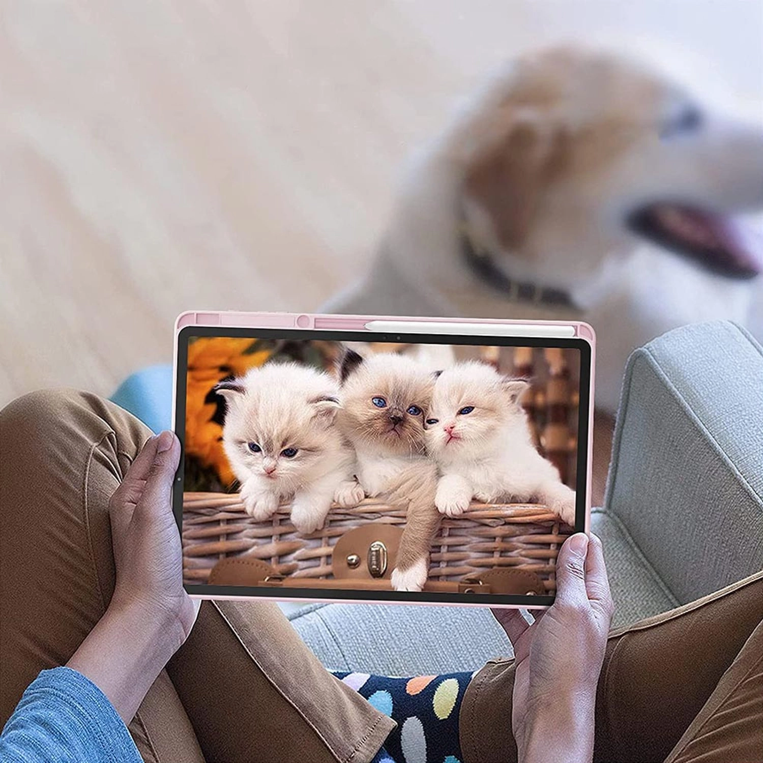 Magnetic Case with Screen Protector for Samsung Galaxy Tab S8 Ultra 14.6-inch