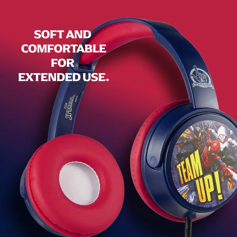Spiderman On-Ear Headphones Wired Headphone