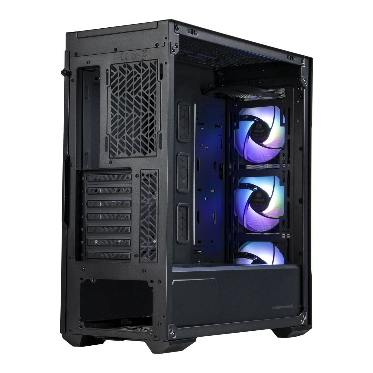 TD500 Mesh - Fully tempered glass side panel Mid-tower PC case