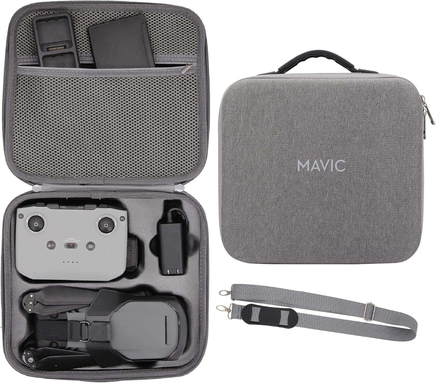 INSYOO Mavic Mini 2 Carrying Case - 25.91 x 12.95 x 22.86 cm DJI Mini 2 Hard shell