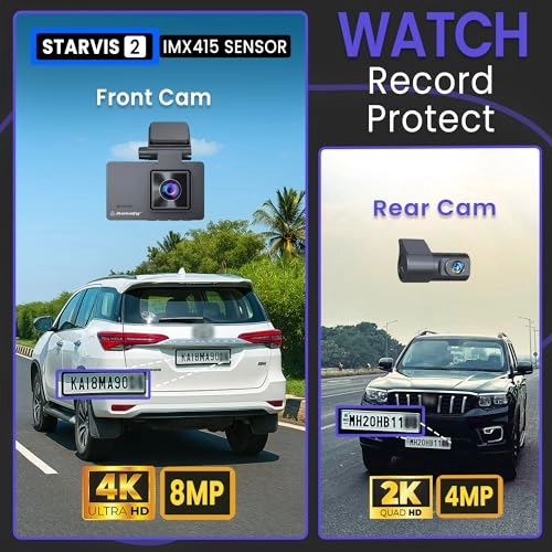 V50 - 4K Ultra HD (8MP) Front 2K QHD (4MP) Rear