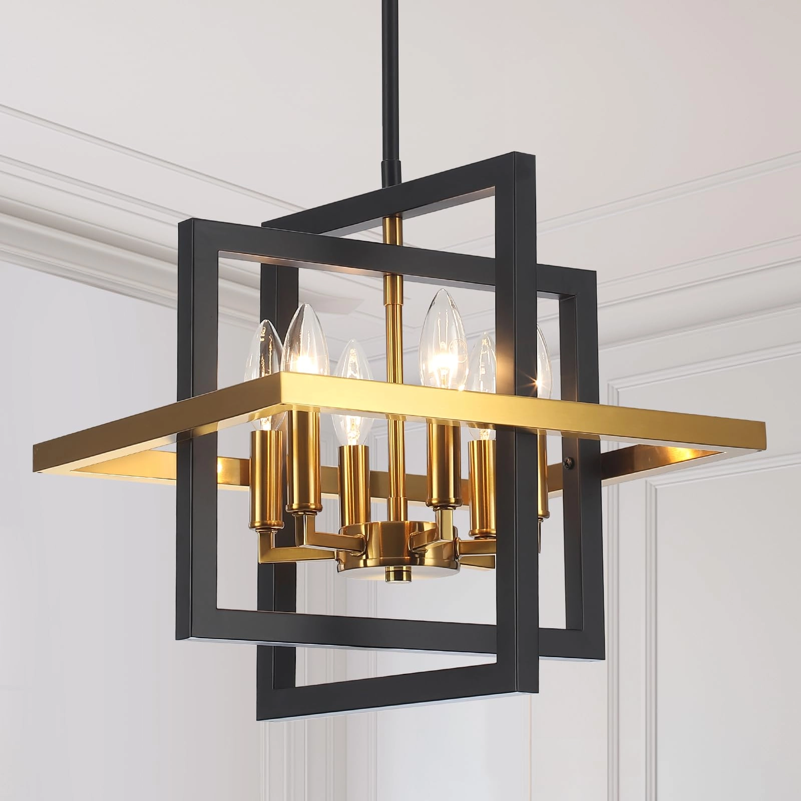 SJCCDSGS Geometric Pendant Light - 15" - 55.9"
