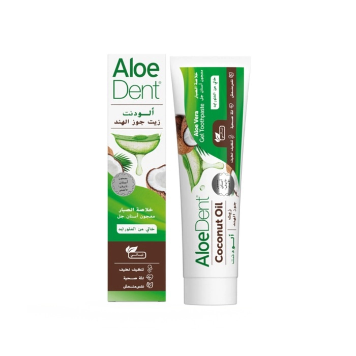 ALOE DENT Natural Whitening & Gum Care Aloe Vera Coconut Oil Toothpaste 100ml