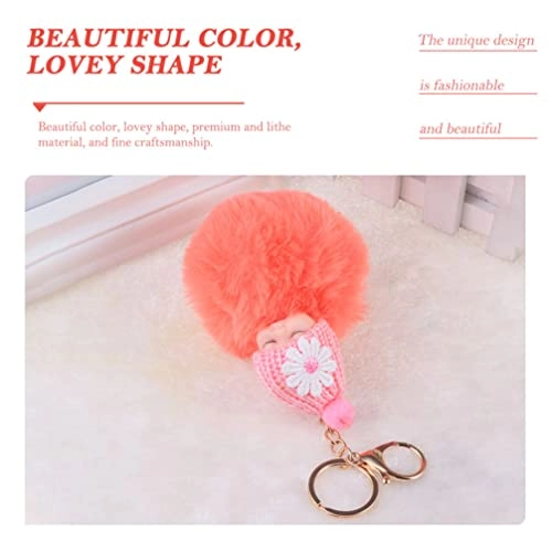 Doll Pompom Keychain