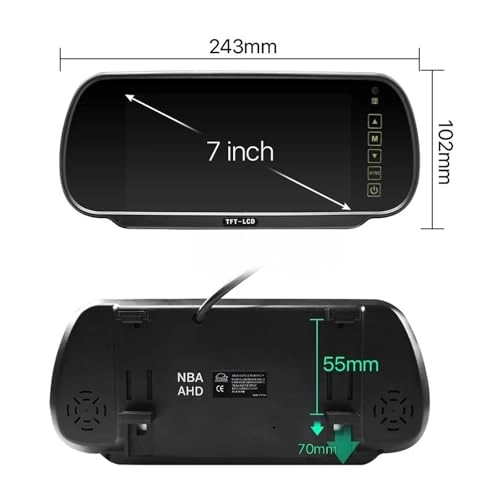 Rear View Camera Fisheye - Night vision Wired 1080P
