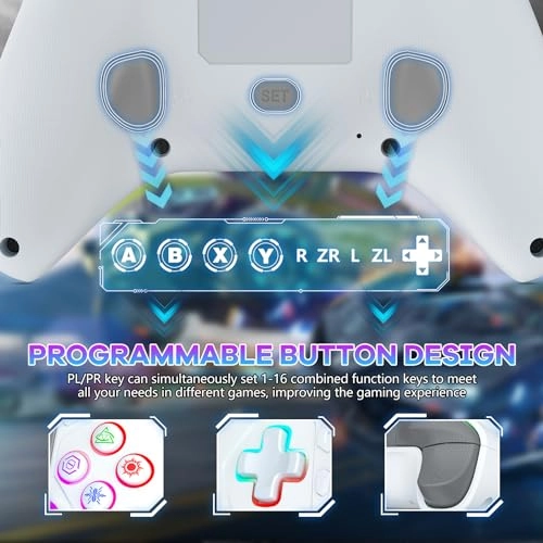 Wireless Controller - Weiß PS-Ⅳ/Pro/Slim/PC