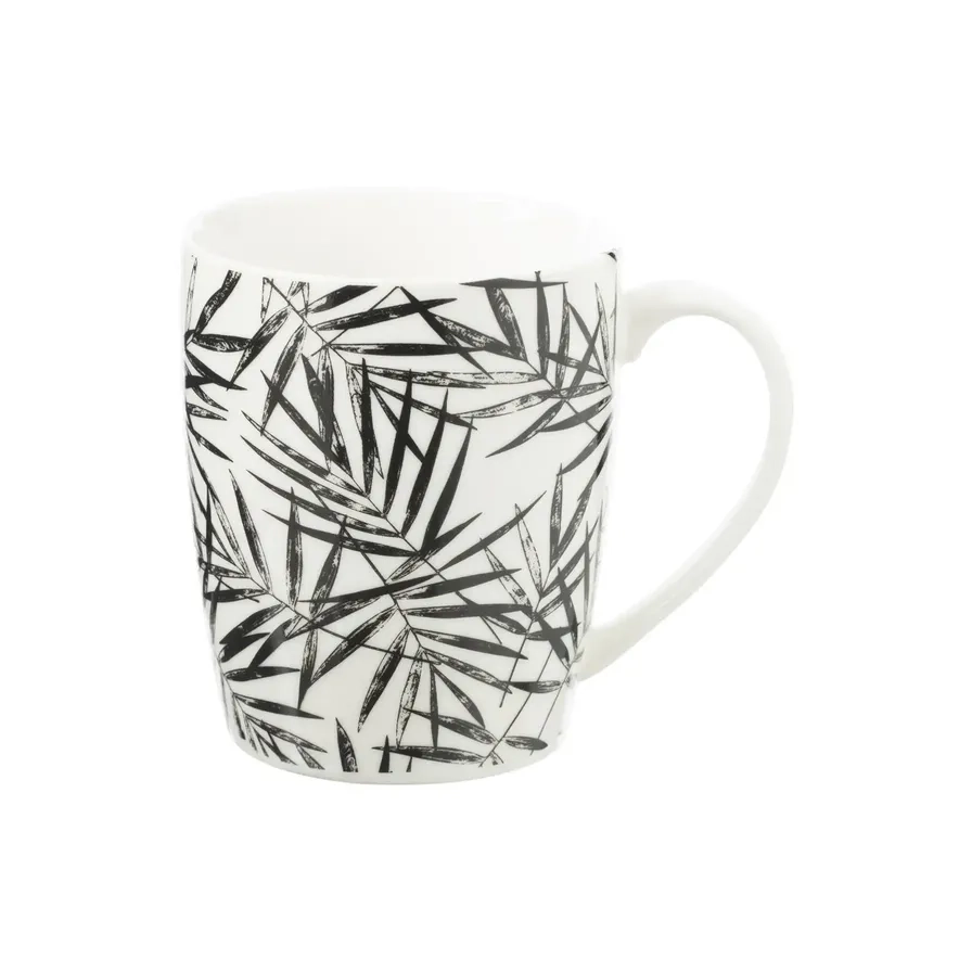 New Bone China Leaf Mug - 330 ml