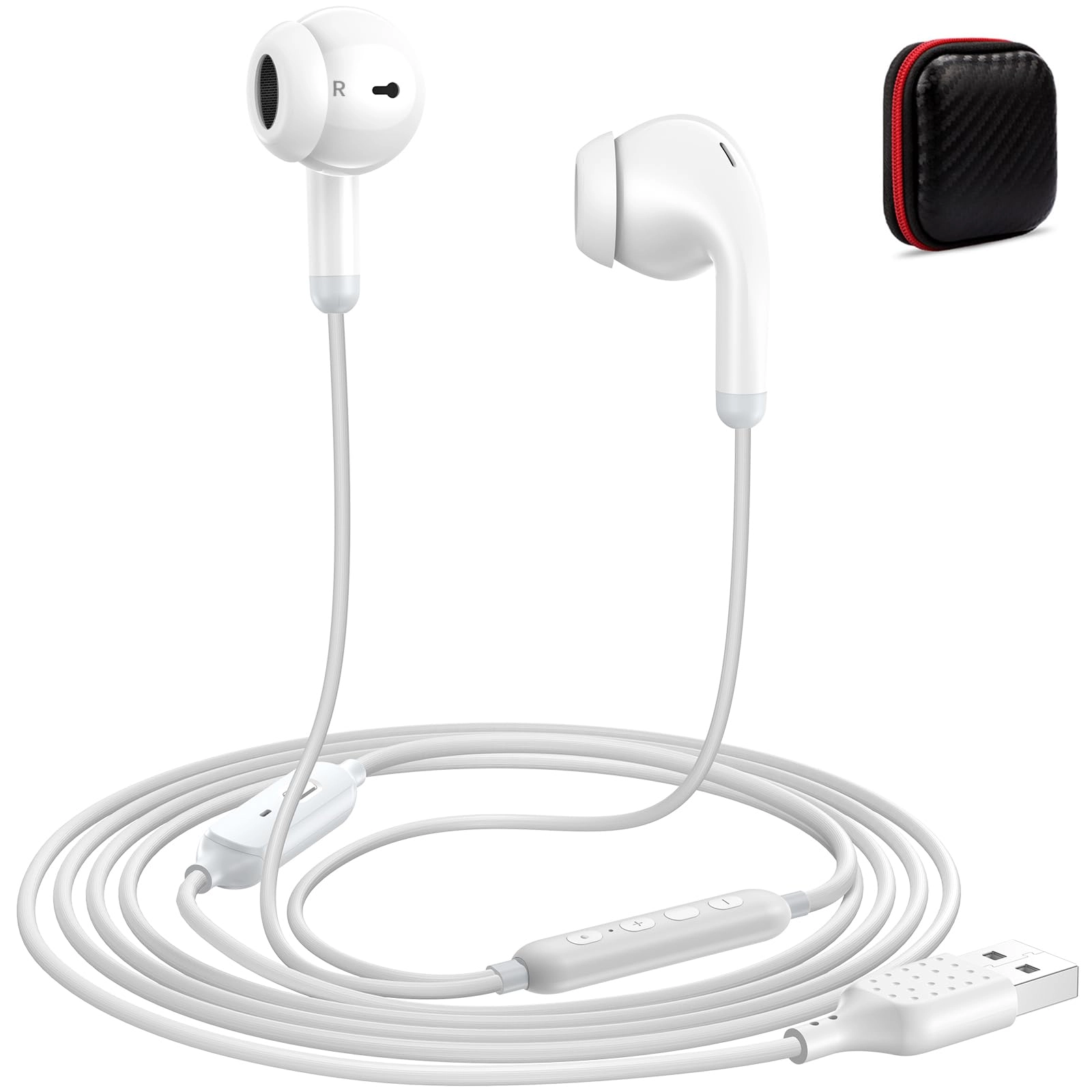 USB Earbuds - Wired Earbud