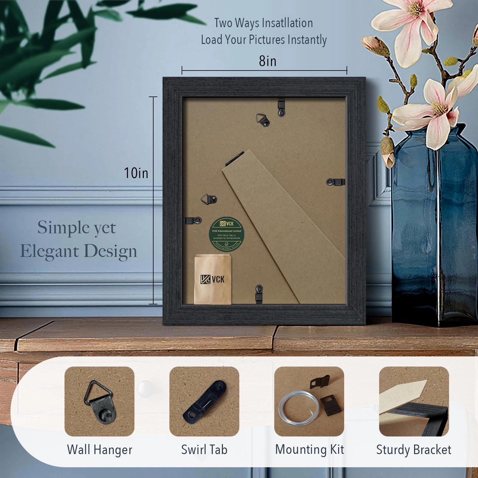 8x10 Wood Frame Pack