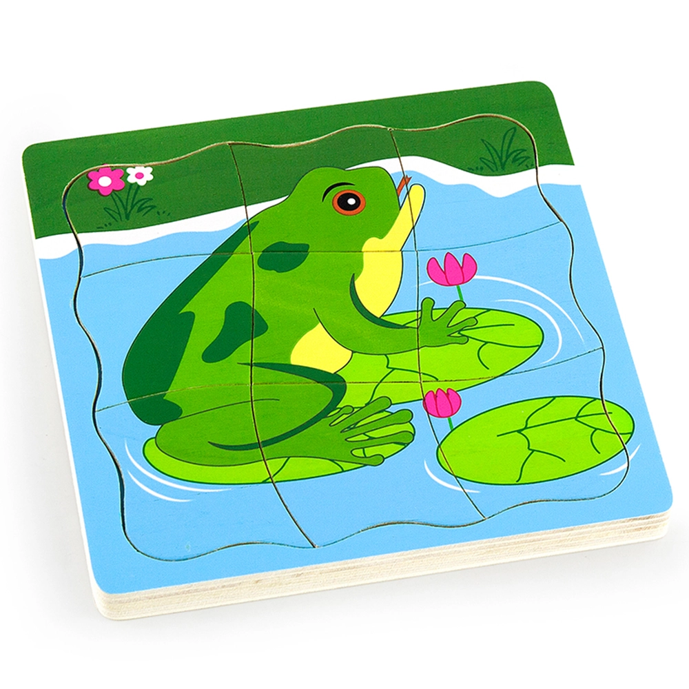VIGA Grow Up Frog Puzzle - 3-5 years