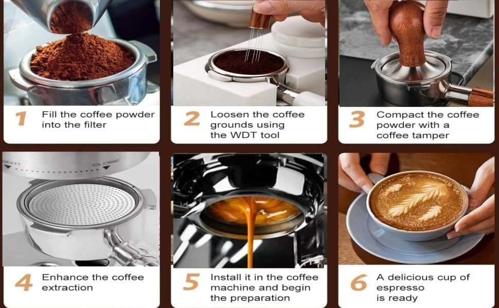 51mm Coffee Tamper - 24PCS 316stainlesss Kit