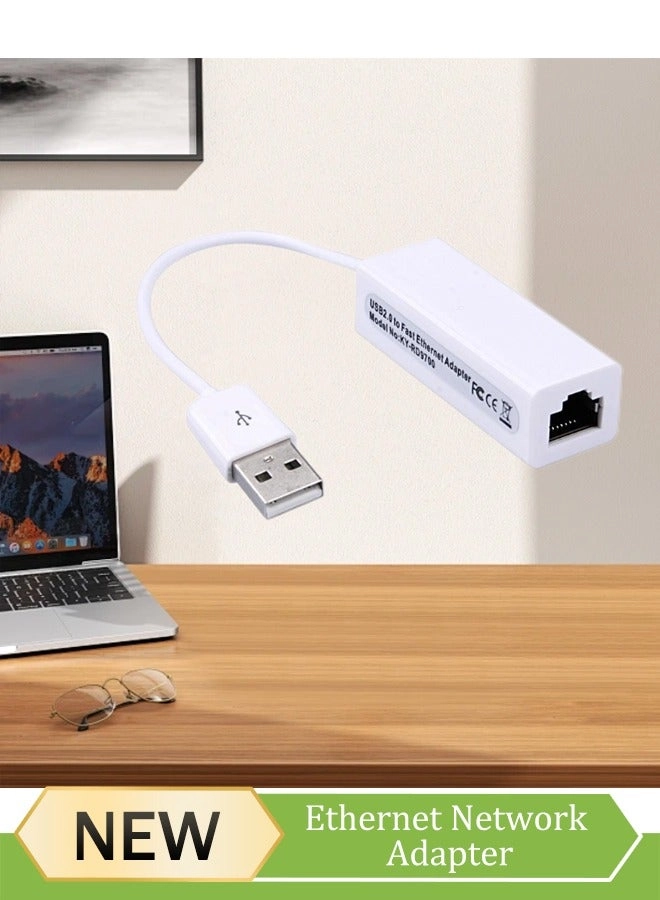 USB Ethernet Adaptor - USB 2.0 10/100 Mbps RJ45