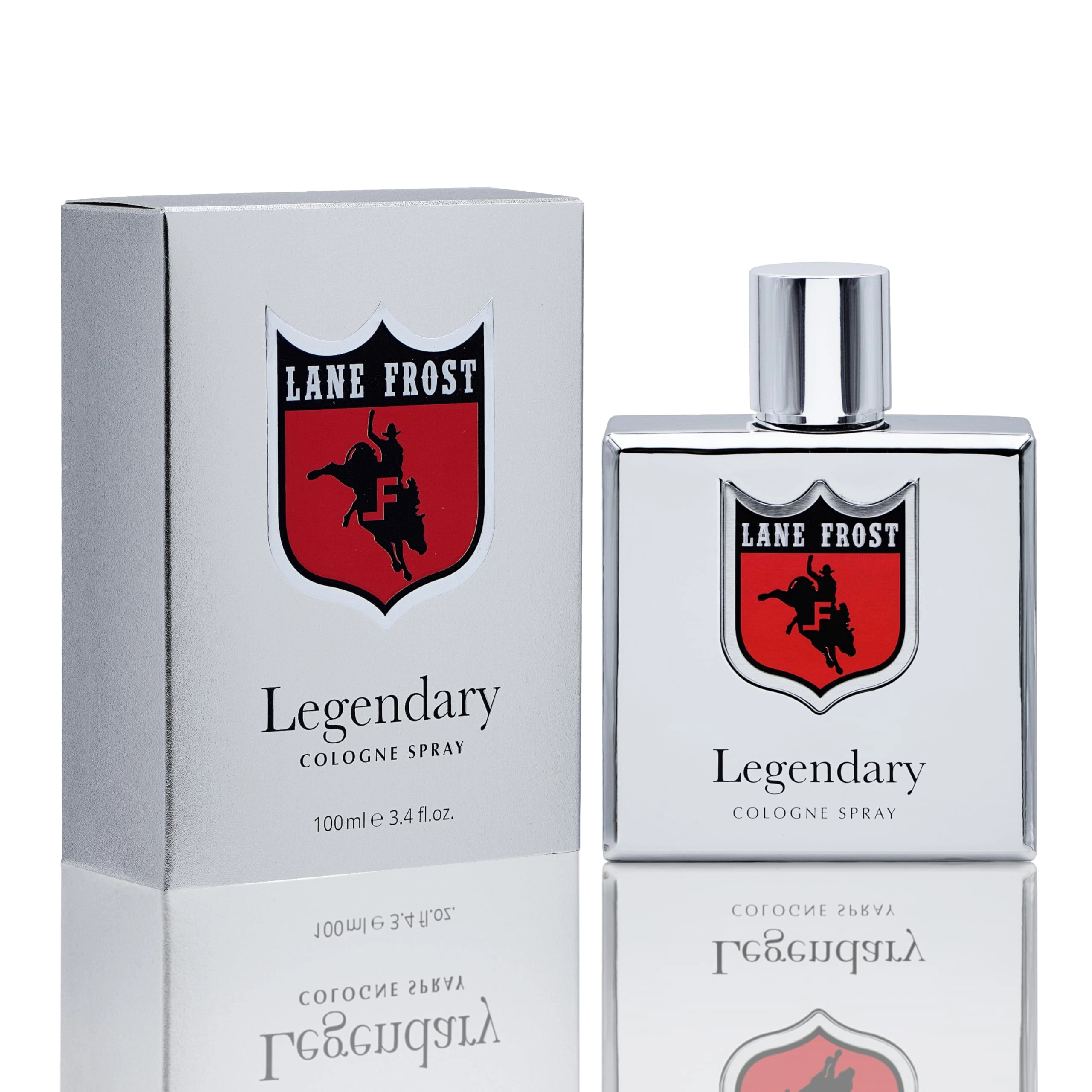 Lane Frost Legendary Cologne Chrome Version - 3.4 Fl Oz