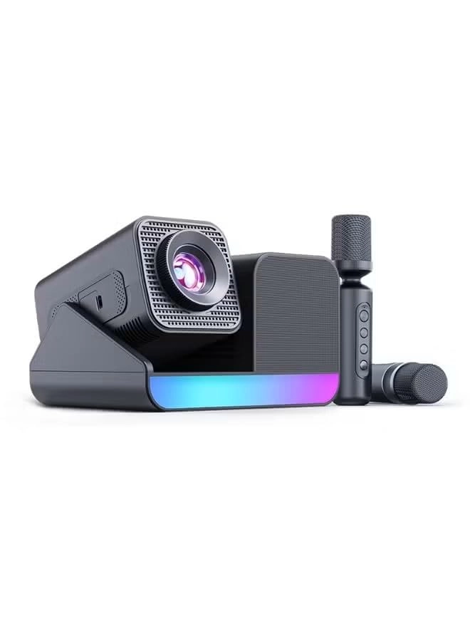 REWA Home Cinema 3 In 1 Karaoke Projector F018 500 Lumen