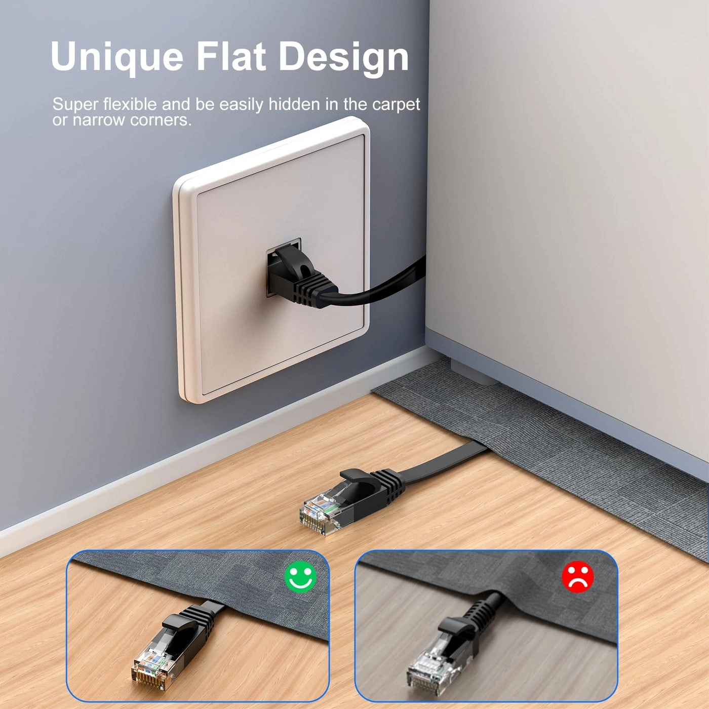 Cat 6 Ethernet Cable - 75 ft