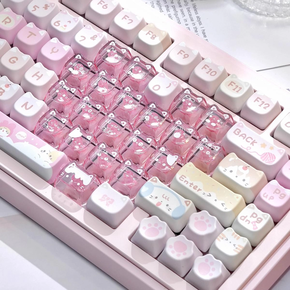 Crystal Jelly Transparent Keycaps